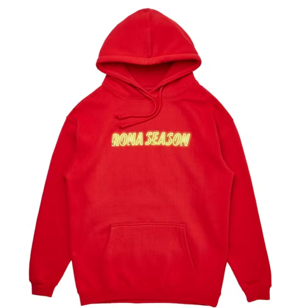 Full Send Rona Season Red Pull Over Hoodie
